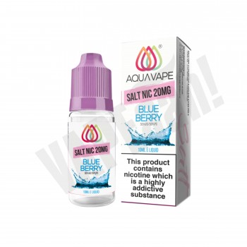 AQUA VAPE Nic Salt 50/50 - Blue Berry -  10ml